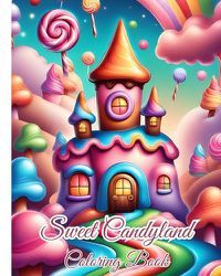 Cover image for Sweet Candyland Coloring Book