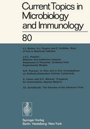 Cover image for Current Topics in Microbiology and Immunology: Volume 80