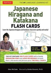 Cover image for Learning Japanese Hiragana and Katakana Flash Cards Kit