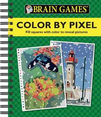 Cover image for Brain Games - Color by Pixel