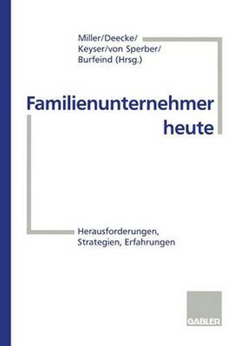 Cover image for Familienunternehmer Heute