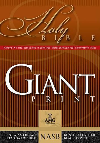 Cover image for Giant Print Bible-NASB-Handy-Size