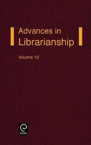 Cover image for Advances in Librarianship