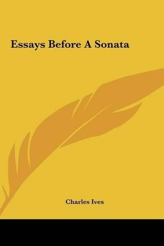 Cover image for Essays Before a Sonata