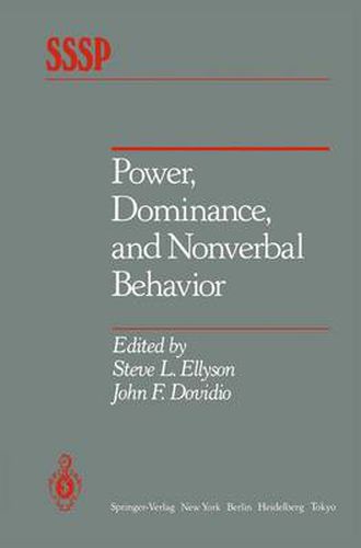 Cover image for Power, Dominance, and Nonverbal Behavior