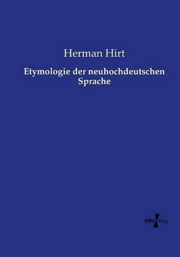 Cover image for Etymologie der neuhochdeutschen Sprache