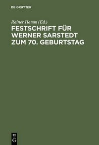 Cover image for Festschrift Fur Werner Sarstedt Zum 70. Geburtstag