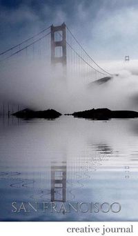 Cover image for San Francisco stunning golden gate bridge reflections Blank white page Creative Journal