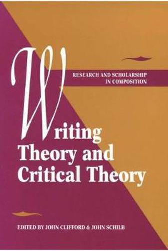 Cover image for Writing Theory and Critical Theory