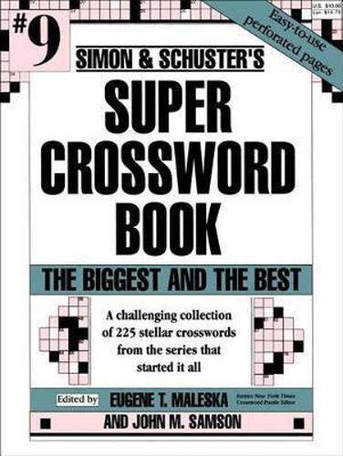 Cover image for S & S Super Crossword Book # 9