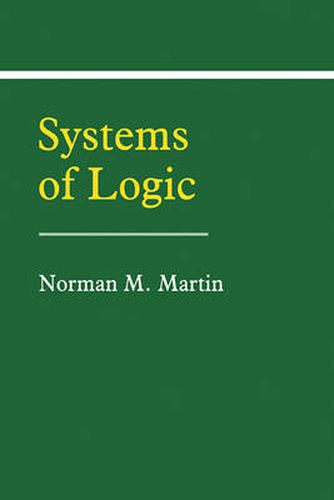 Cover image for Systems of Logic