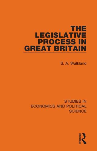 Cover image for The Legislative Process in Great Britain