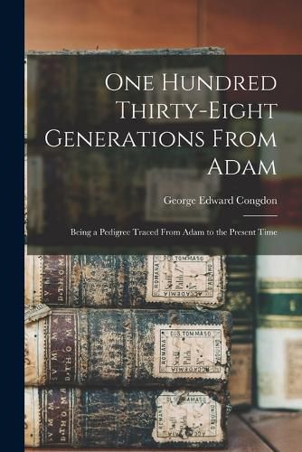 Cover image for One Hundred Thirty-eight Generations From Adam