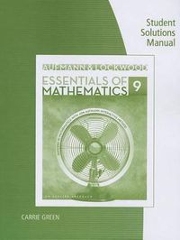 Cover image for Student Solutions Manual for Aufmann/Lockwood's Essentials of  Mathematics: An Applied Approach, 9th