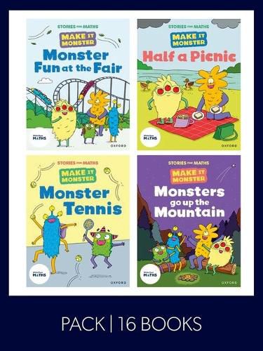 Cover image for Stories for Maths: KS1: Make it Monsters (16 book pack)