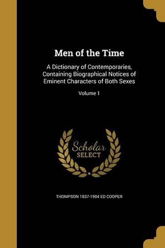 Cover image for Men of the Time