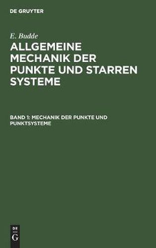 Cover image for Mechanik der Punkte und Punktsysteme