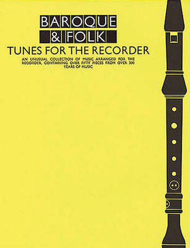 Cover image for Baroque And Folk Tunes For the Recorder