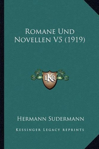 Romane Und Novellen V5 (1919)