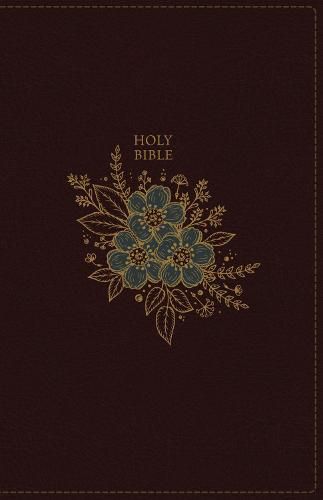 KJV Holy Bible, Personal Size Giant Print Reference Bible, Deluxe Burgundy Leathersoft, Thumb Indexed, 43,000 Cross References, Red Letter, Comfort Print: King James Version