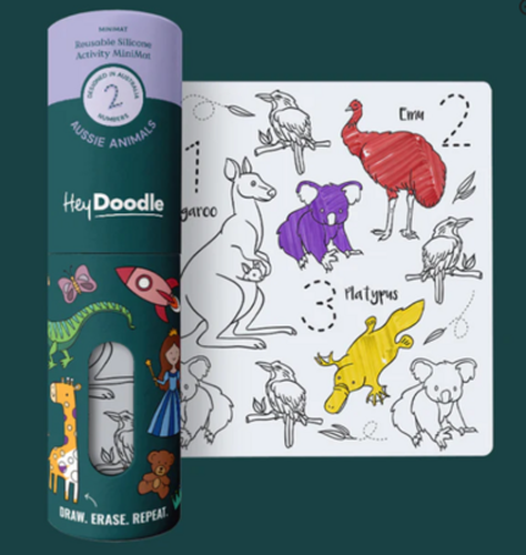 Cover image for Aussie Animals Mini Mat (A4)