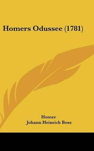 Cover image for Homers Odussee (1781)
