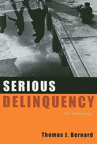 Cover image for Serious Delinquency: An Anthology