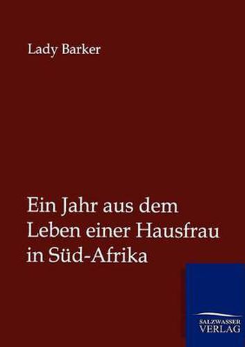 Cover image for Ein Jahr aus dem Leben einer Hausfrau in Sud-Afrika