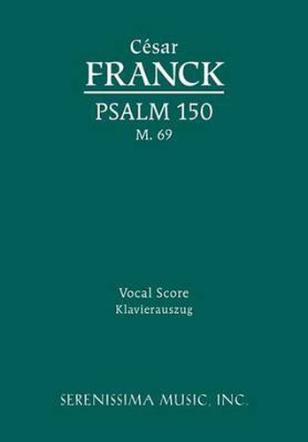 Cover image for Psalm 150, M. 69 - Vocal Score