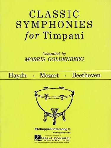 Cover image for Classic Symphonies For Timpani