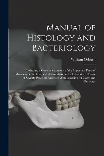 Cover image for Manual of Histology and Bacteriology