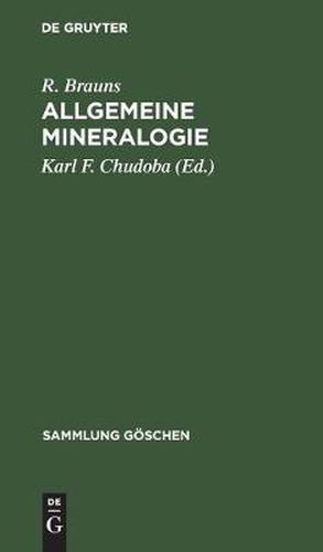 Cover image for Allgemeine Mineralogie