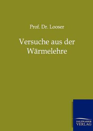 Cover image for Versuche aus der Warmelehre