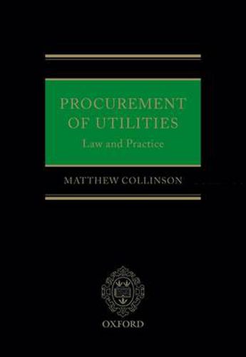 Cover image for Procurement of Utilities: Law and Practice