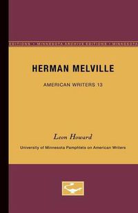 Cover image for Herman Melville - American Writers 13: University of Minnesota Pamphlets on American Writers