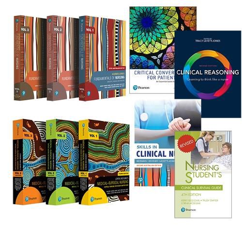 Cover image for Kozier and Erbs Fundamentals of Nursing, Volumes 1-3 + LeMone and Burkes Medical-Surgical Nursing + Skills in Clinical Nursing + Clinical Reasoning