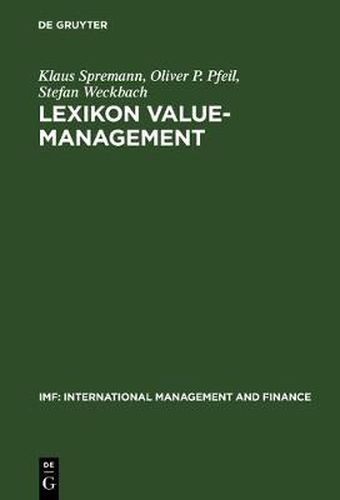 Cover image for Lexikon Value-Management