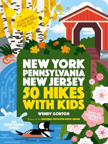 Cover image for 50 Hikes with Kids New York, Pennsylvania, and New Jersey