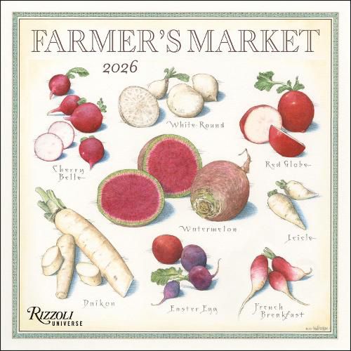 Cover image for Farmer's Market 2026 Wall Calendar