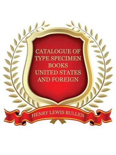 Cover image for Duplicates of Type Specimen Books, Etc., United States and Foreign