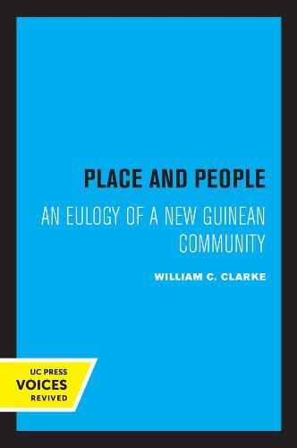 Cover image for Place and People: An Ecology of a New Guinean Community