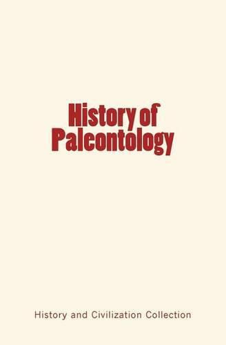 Cover image for History of Paleontology