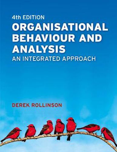 Cover image for Organisational Behaviour and Analysis: An Integrated Approach