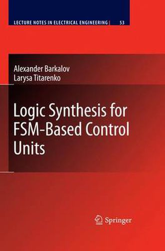 Cover image for Logic Synthesis for FSM-Based Control Units