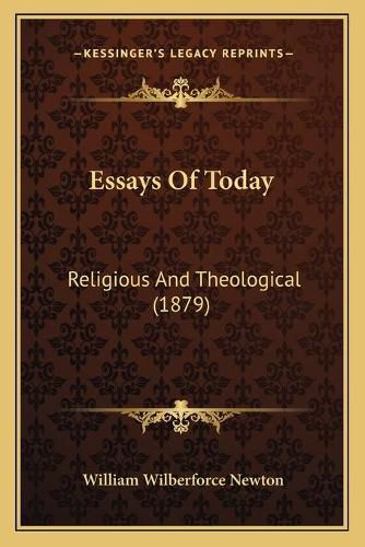 Essays of Today: Religious and Theological (1879)