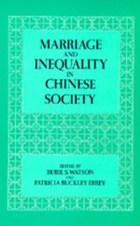 Cover image for Marriage and Inequality in Chinese Society