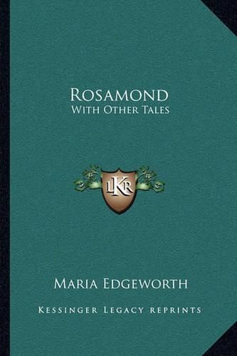 Cover image for Rosamond: With Other Tales