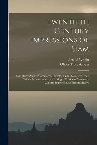 Cover image for Twentieth Century Impressions of Siam