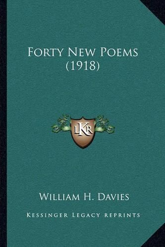 Cover image for Forty New Poems (1918)