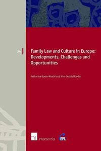 Cover image for Family Law and Culture in Europe: Developments, Challenges and Opportunities